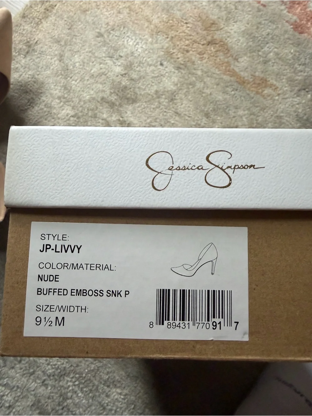 Jessica Simpson Nude JP-LIVVY heels